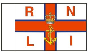 RNLI Cotton Model Boat Flag