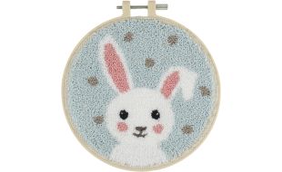 Trimits Bunny Embroidery Punch Needle Kit