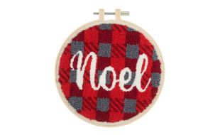 Trimits Noel Embroidery Punch Needle Kit