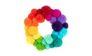 Trimits Rainbow Pom Pom Wreath Kit