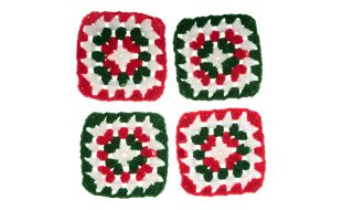 Trimits Festive Granny Squares Crochet Kit