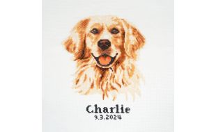 Trimits Cross Stitch Golden Retriever Kit