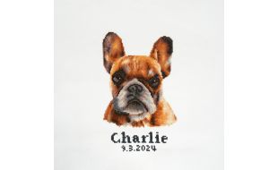 Trimits Cross Stitch French Bulldog Kit