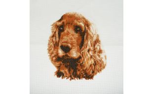 Trimits Cocker Spaniel Large Counted Cross Stitch Kit