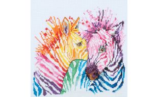 Trimits Zebras Large Counted Cross Stitch Kit
