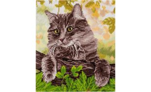 Trimits Cat Large Counted Cross Stitch Kit