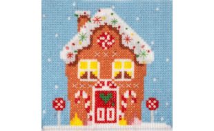 Trimits Gingerbread House Mini Counted Cross Stitch Kit