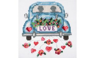 Trimits Love Mini Counted Cross Stitch Kit