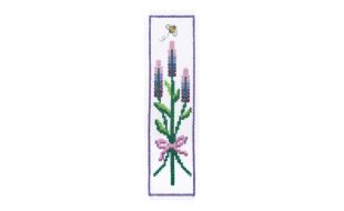 Trimits Lavender Counted Cross Stitch Bookmark Kit