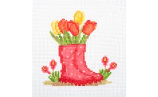 Trimits Wellies Mini Counted Cross Stitch Kit