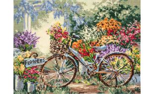 Trimits Bicycle Large Counted Cross Stitch Kit