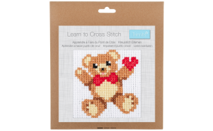 Trimits Teddy Bear Counted Cross Stitch Kit
