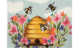 Trimits Modern Bee Large Counted Cross Stitch Kit