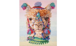 Trimits Alpacas Large Printed Cross Stitch Kit