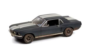 Greenlight 1/18 Scale Creed II (2018 Movie) 1967 Ford Mustang Coupe - Weathered Die Cast Model
