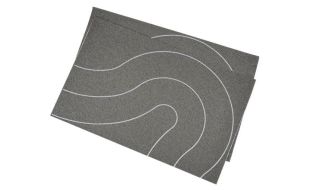 Gaugemaster Self Adhesive Tarmac Road Universal Curves (80mm) 2pcs  OO Gauge