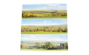 Gaugemaster Countryside Large Photo Backscene (2744x304mm) OO Gauge