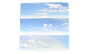 Gaugemaster Cloudy Sky Large Photo Backscene (2744x304mm) OO Gauge
