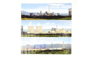 Gaugemaster Industrial Large Photo Backscene (2744x304mm) OO Gauge