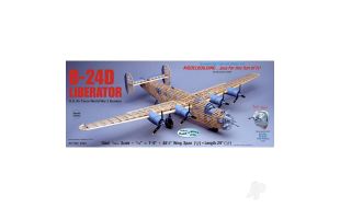 Guillows 1/28 Scale B-24D Liberator Large Scale Balsa Model Kit