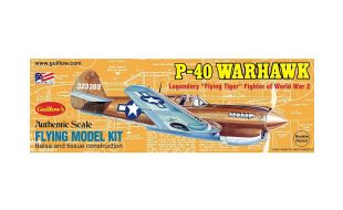 Guillows 1/30 Scale P-40 Warhawk Balsa Model Kit
