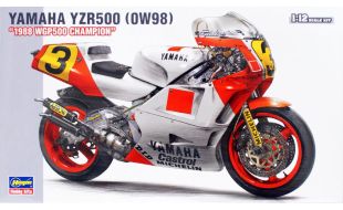 Hasegawa 1/12 Scale Yamaha YZR500 (0W98) 1988 WGP500 Champion Model Kit