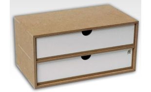 Hobbyzone 2 Drawers Module Landscape Orientation