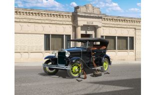 ICM 1/24 Scale Ford Model A Gangster Car Model Kit