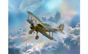 ICM 1/32 Scale Gloster Gladiator Mk.II, WWII British Fighter Plane Model Kit