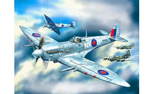 ICM 1/48 Scale Spitfire Mk.VII, WWII British Fighter Plane Model Kit