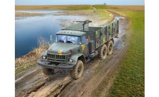 ICM 1/72 Scale ZіL-131 AFU Truck with DShKM Model Kit