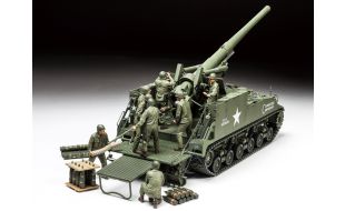 Tamiya 1/35 Scale US Self Propelled M40 155mm Gun Model Kit
