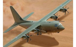 Italeri 1/48 Scale Lockheed Martin C-130J C5 Hercules Model Kit