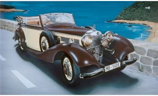 Italeri Mercedes Benz 540K 24th Scale Plastic Model Kit - Starter Paint Pack (4 x 17ml Bottles)