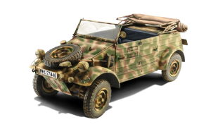 Italeri 1/9 Scale Kubelwagen KDF.1 Typ 82 Model Kit