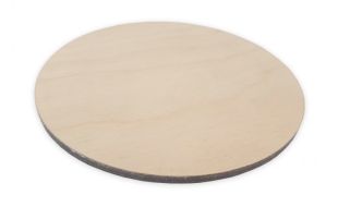 20cm Round Poplar Ply Wood Blank