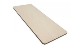 20cm x 8cm Rectangle Poplar Ply Wood Blank