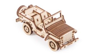 Wood Trick Jeep Wooden Model Kit
