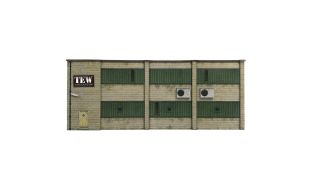 Scale Model Scenery Ultra-Low Relief Modern Industrial Unit OO Gauge