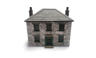 Scale Model Scenery Poplar Farm House OO Gauge