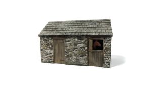 Scale Model Scenery "Polsue" Stables/Stores OO Gauge