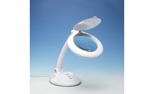 Lightcraft Led Magnifier Table Lamp With Organiser Base