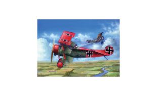 I Love Kit 1/24 Scale German Air Force Fokker Dr I WWI Fighter Model Kit