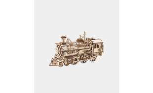 ROKR Wind-Up Locomotive Wooden Model Kit