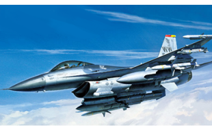 Tamiya 1/72 Scale Lockheed Martin F-16CJ Block 50 Fighting Falcon with Full Equipment Model Kit