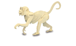 Quay Monkey Wooden Model Kit