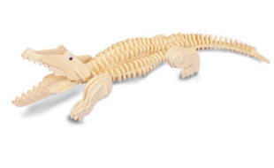Quay Crocodile Wooden Model Kit