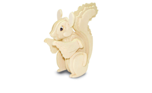 Quay Squirrel Wooden Model Kit