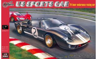 Magnifier 1/12 Scale US Sports Car Endurance Racing Car Model Kit