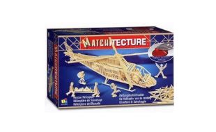 Matchitecture Rescue Helicopter Matchstick Kit